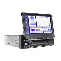 Nextone MD-758 магнітола 1 Din з висувним екраном 7 дюймов Android 10 та GPS Carplay\Android Auto usb bluetooth