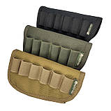 Патронташ на приклад на 6 патронів .12 калібру для дозарядки Патронташ Marck-men на приклад для дозарядки. Чорний, фото 5