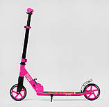 Самокат двоколісний "Best Scooter" RIO, фуксія : колеса PU 145 мм, фото 3