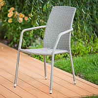 Ротангове крісло для тераси Etienne, сірий колір, PATIO