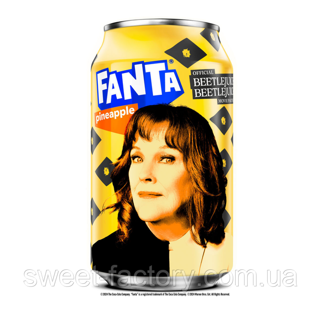 Газований напій Fanta Beetlejuice Pineapple 355ml, фото 1