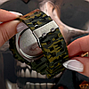 Годинник армійський зелений чоловічий з підсвічуванням водонепроникний камуфляжний з Гербом України Awarder Tactic, фото 7