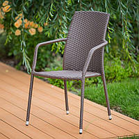 Крісло з ротангу на балкон Etienne, темно-коричневий колір, PATIO