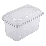 Упаковка під ягоди поліпропіленова на 1000 гр із поєднаною кришкою 193х117х111 TL1-1000/87/20 50 шт/уп., фото 2