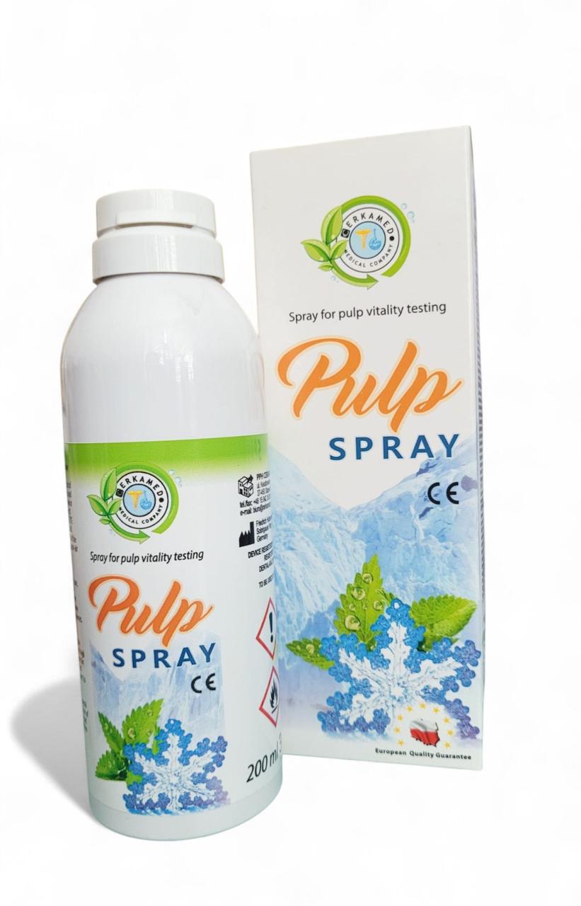 Пульп Спрей Pulp Spray Cerkamed холодовий тест