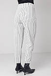 Жіночі штани з вертикальними смужками - білий цвет, L (є розміри), фото 2