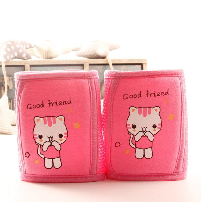 Наколінники в сіточку з м'якою подушечкою Застібка - липучка Рожевий (70140), фото 1