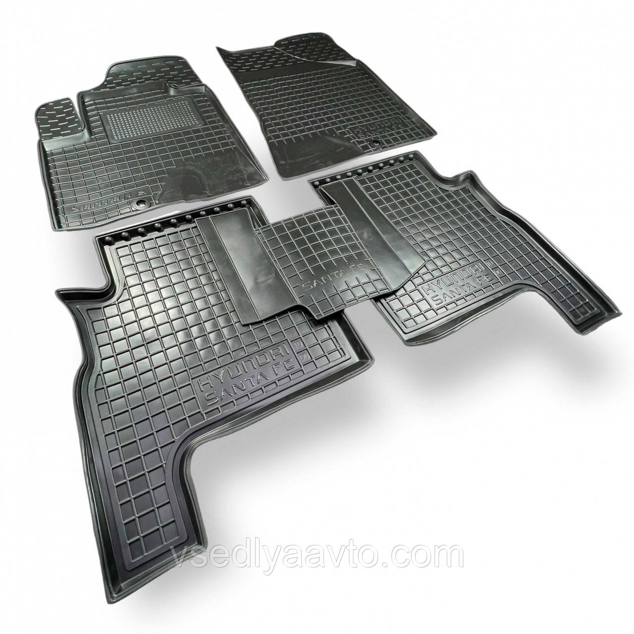 Килимки в салон HYUNDAI Santa Fe з 2006-2010 рр. 5 місць (AVTO-GUMM), фото 1