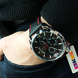 Годинник наручний чоловічий SKMEI 9106RD, оригінальний чоловічий годинник, модний чоловічий годинник круглий, фото 6