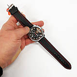 Годинник наручний чоловічий SKMEI 9106RD, оригінальний чоловічий годинник, модний чоловічий годинник круглий, фото 10