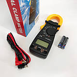 Токові кліщі мультиметр VC3266 L+ тестер, Мультиметр для дому, Хороший мультиметр, Тестер для електрика, фото 8