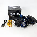 Ліхтар налобний Police BL-6699 (204C), Налобний ліхтарик bailong, Налобний ліхтарик з usb зарядкою, фото 10