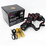 Ліхтар акумуляторний налобний SY-8087-PM10-TG, Ліхтарик налобний потужний, Налобний прожектор, фото 10