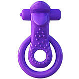 Ерекційне віброкольцо Pipedream Fantasy фіолетове, 4 х 1.5 см, фото 5