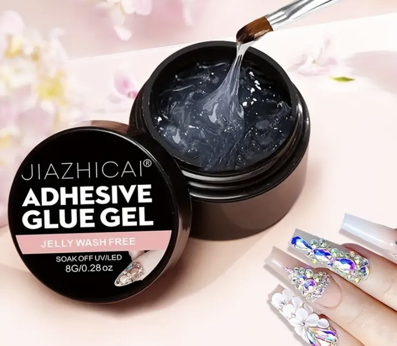 Густий клей гель для страз, кріплення об'ємного дизайну, типс Adgesive Glue Gel, 8 г