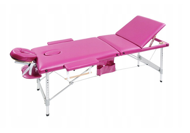 Масажні столи трисегментні Алюмінієві, однотонні, фото 1