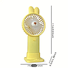 Ручний міні-вентилятор акумуляторний у формі Кролика USB Rabbit Fan P-34, фото 7