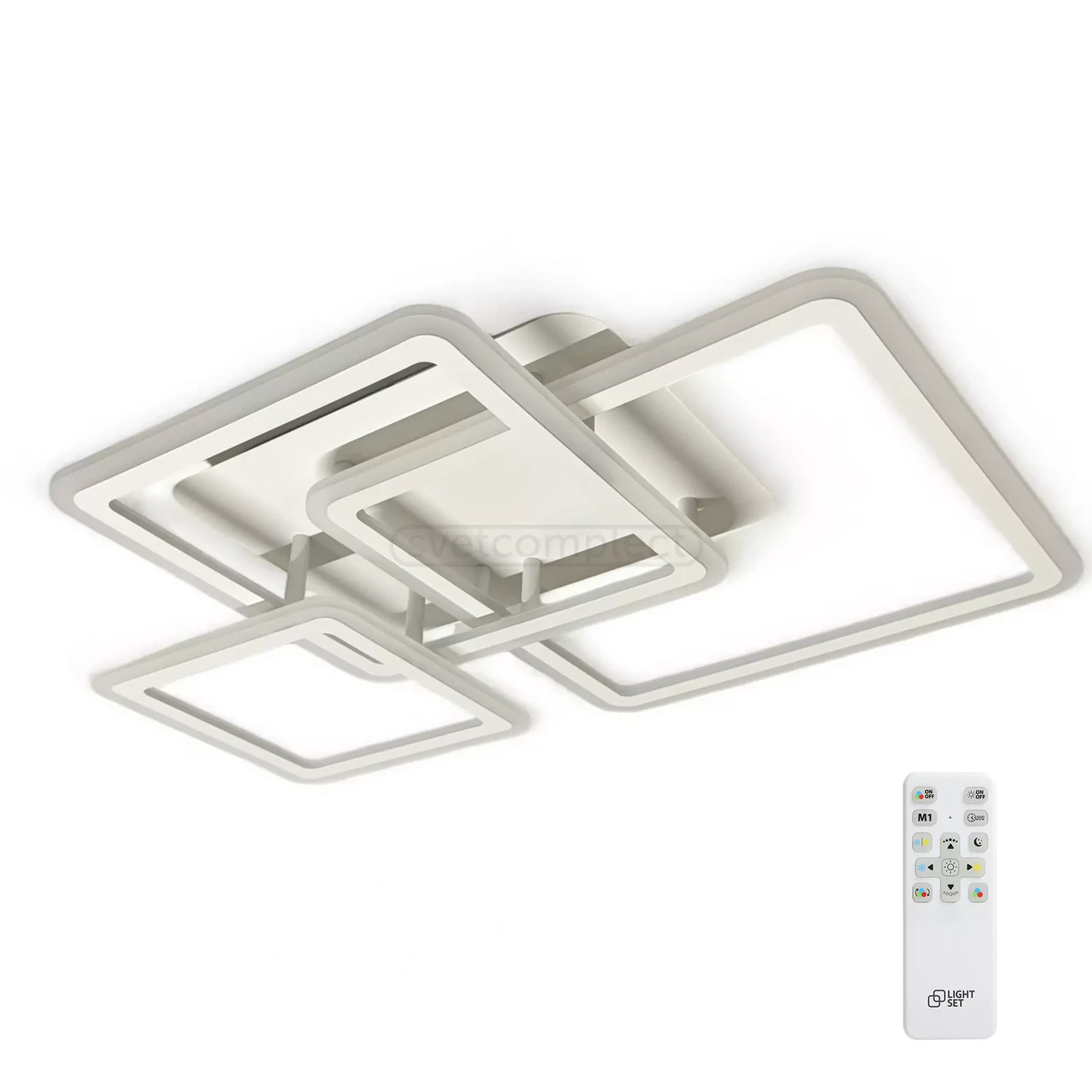 Світильник світлодіодний MAVKA LED 6561 S 75W RGB WHITE Light Set 6000К 6000Lm з пультом ДК APP-220-IP20