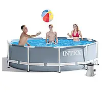Каркасний  басейн  Intex  26702  -  3,  305  x  76  см  (1  250  л/год,  тент,  підстилка)