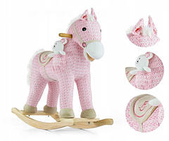 Кінь  —  гойдалка  Milly  Mally  Pony  Bruno  Рожевий