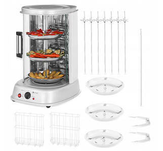 Гриль  електричний  Royal  4в1  для  Шаурми,уриці,  Шашлику,  Овочей  1800  Вт