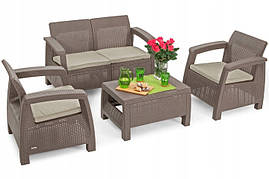Набір  садових  меблів  Curver  Corfu  set  Капучино
