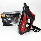 Праска з керамічною підошвою RAF R.1233 потужність 2200Вт 320 мл. Колір: червоний, фото 7