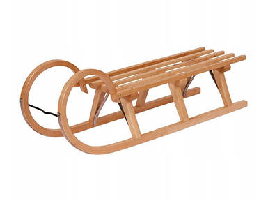 Санки  дерев#39;яні  AD323  110  см  +  шнурок