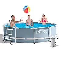 Каркасний  басейн  Intex  26700-5,  305  x  76  см  (2006  л/год,  сходи,  тент,  підстилка)