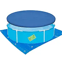 Каркасний  басейн  Bestway  56283-1,  152  х  38  см  (тент,  підстилка)
