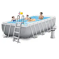 Каркасний  басейн  Intex  26790,  400  х  200  х  122  см  (2006  л/год,  сходи)