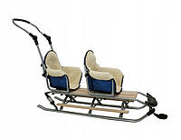 Санки  подвійні  DUO  SPORT  з  амортизатором