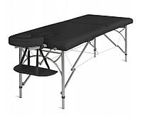 Масажний  стіл  Medimas  двосегментний  алюмінієвий  70  см  Чорний
