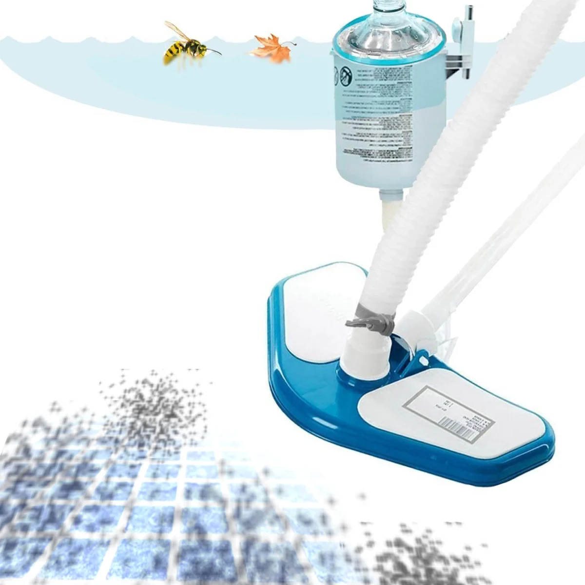 Набір для чищення каркасного басейну зі скіммером Intex 58947-1, пилосос для прибирання дна і ст