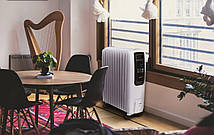 Масляний обігрівач Yoer Inferno білий 2500 W 10 ребер + пульт, фото 5