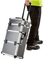 Алюмінієва  косметична  валіза  3в1