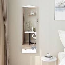 Дзеркало  шафка  LANGRIA  підвісна  для  біжутерії  Біла, фото 3