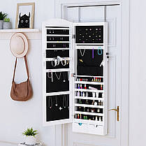 Дзеркало  шафка  LANGRIA  підвісна  для  біжутерії  Біла, фото 5