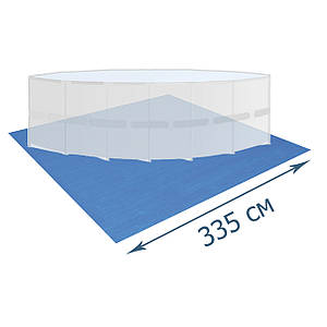 Підстилка  для  басейну  Bestway  58001,  335  х  335  см,  квадратна