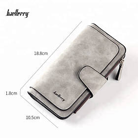 Гаманець  жіночий  класичний  baellerry  Світло-сірий