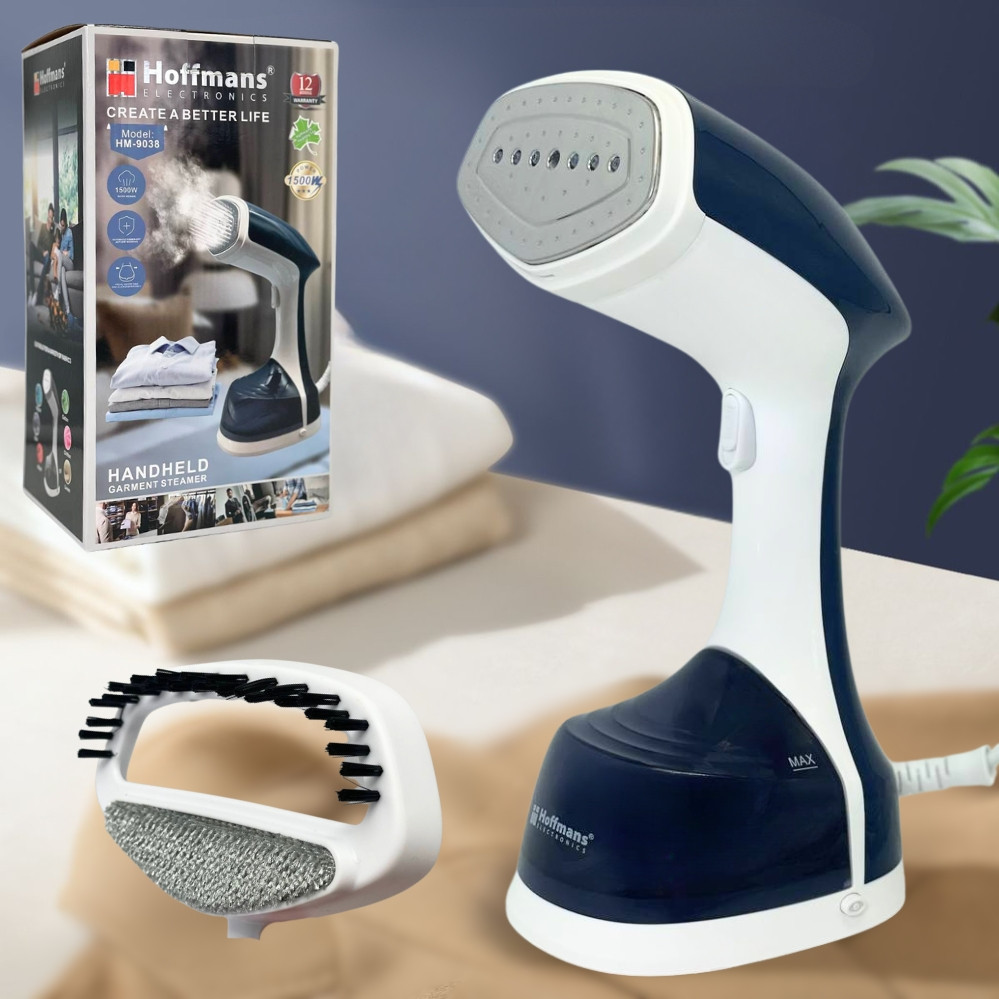 Відпарювач ручний для одягу Hoffmans Electronics HM-9038 парогенератор праска вертикальна 1500 Вт