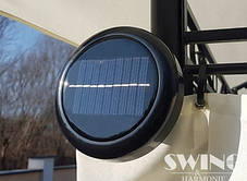 Павільйон Swingamp;Harmonie 3 х 4 м Сірий з LED-підсвіткою від сонячної батареї, фото 3