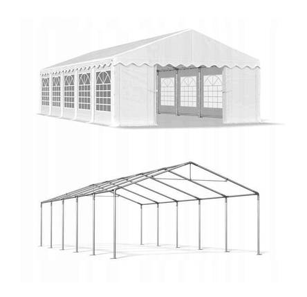 Шатро  Палатка  Садове  з  вікнами  PE  5  x  10m  240  г/м, фото 1