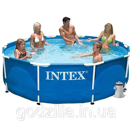Каркасний  басейн  Intex  28202  -  3,  305  x  76  см  (1  250  л/год,  тент,  підстилка)