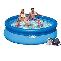 Надувний  басейн  Intex  28122  -  3,  305  х  76  см  (1250  л/год,  підстилка,  тент,  насос)