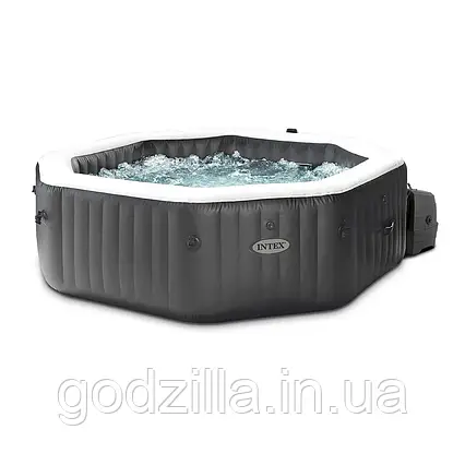 Надувний джакузі - СПА Intex 28458, 201 х 71 см (4 місць: 3 г/рік - 1741 л/рік, аеро, гідро)