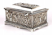 Металева  скринька  для  прикрас  Пандора  Срібляста