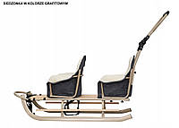 Санки  подвійні  DUO  Twin  Сірий