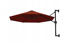 Парасолька  настінна  Filbee  3  м  Теракотовий, фото 2