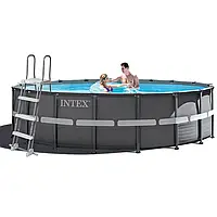Каркасний  басейн  Intex  26326  -  1,  488  x  122  см  (сходи,  тент,  підстилка)